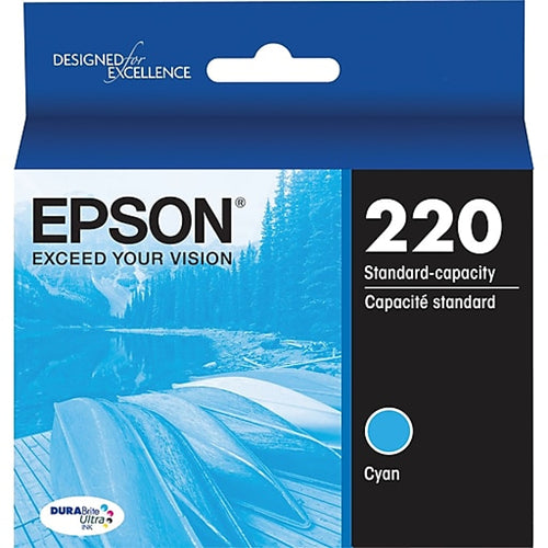 T220220S Epson 220 cartouche d'encre cyan produit authentique