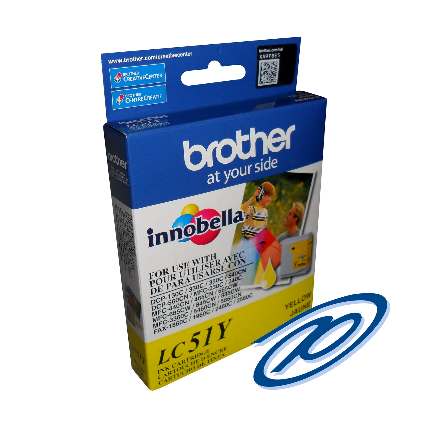 LC51YS  Brother Yellow Original Ink Cartridge