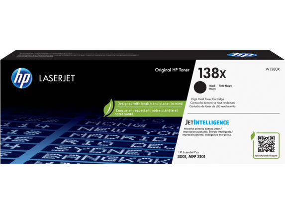Cartouche de toner noir HP LaserJet 138X