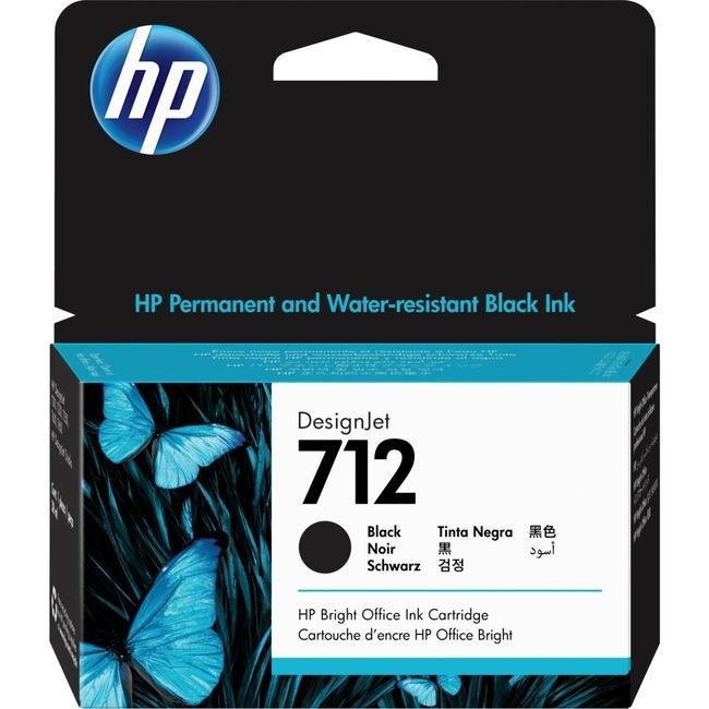 3ED70A Cartouche d'encre noire HP 712 38 ml