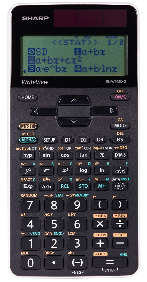 SHARP ELW535XGBWH 422Functions, 10X3 Line Display Scientific Calculator