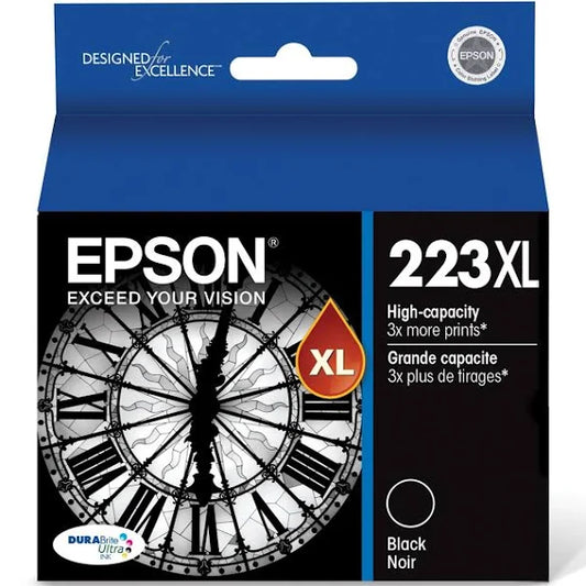 T223XL120 Epson 223 Durabrite Ultra Mono XL Black Original Ink Cartridge