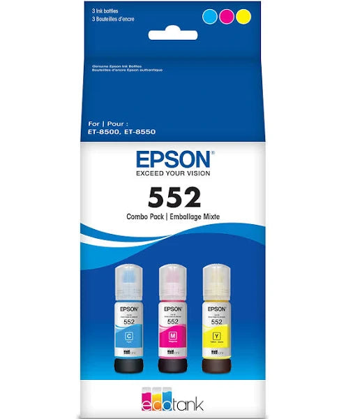 T552620 Epson 552 Dye Color Combo Ink Bottle