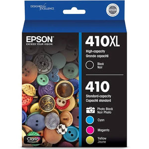 T410XL-BCS Epson 410XL High Capacity  Combo Pack Black and Color Original Ink Cartridge