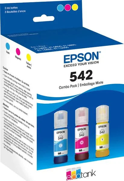T542520 Epson 542 Pigment Color Combo Ink Bottles