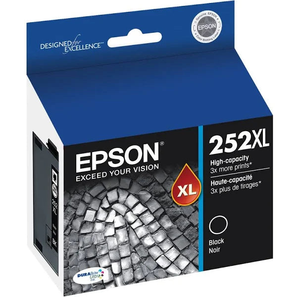 T252XL-BCS Epson T252 Durabrite Ultra XL Black and Color Combo Pack Ink Cartridges Large Capacity